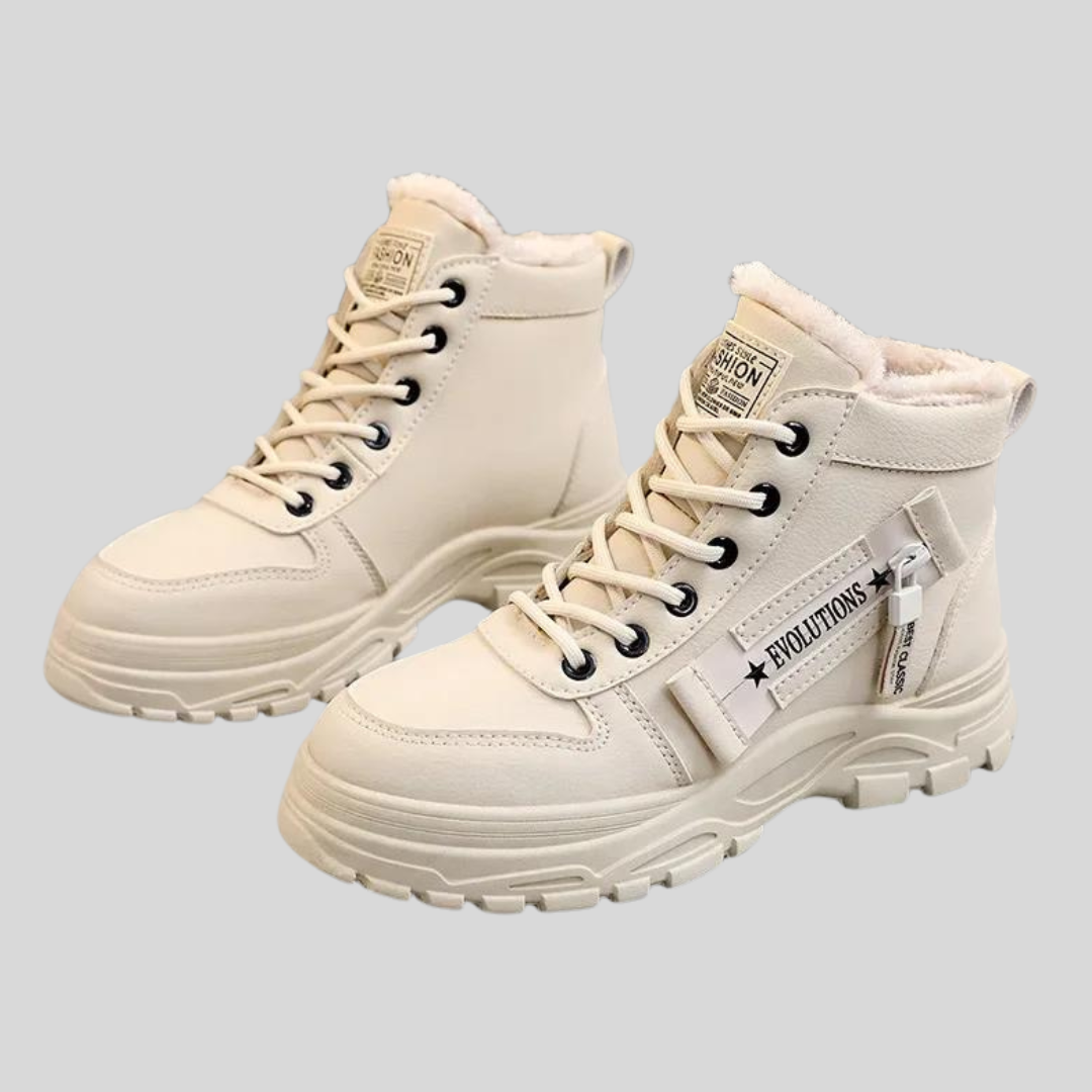 Warm Faux Fur Insulated Snow Boots - OutfitLondon