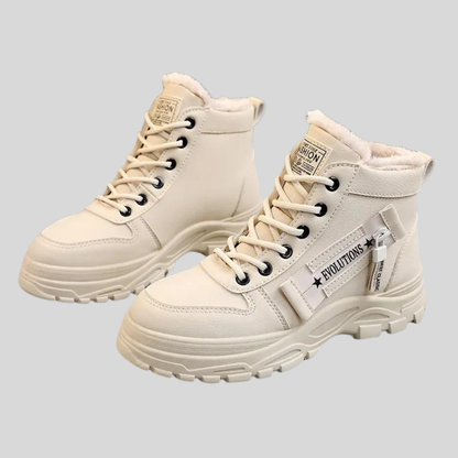 Warm Faux Fur Insulated Snow Boots - OutfitLondon
