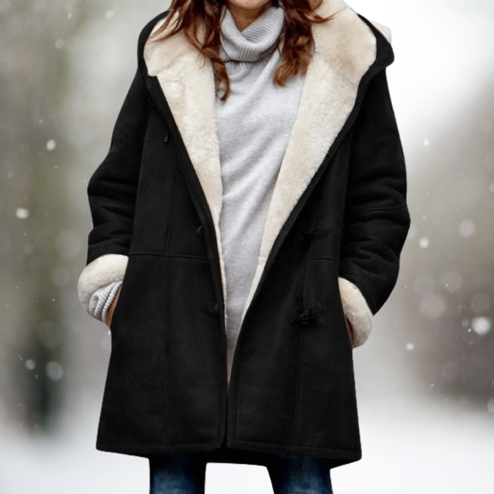 Cozy Faux Suede Winter Coat