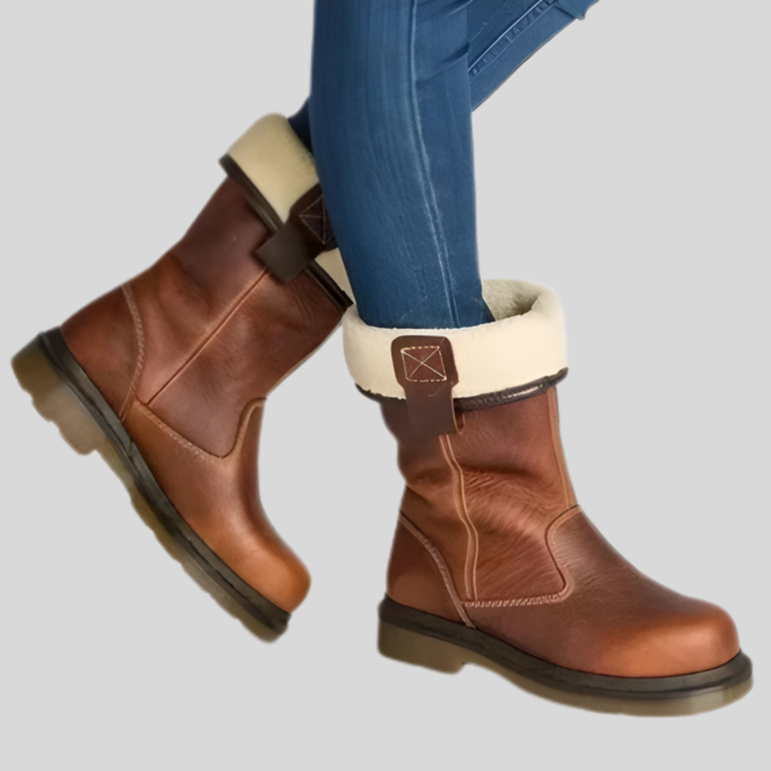 Warm Faux Fur Insulated Boots - OutfitLondon