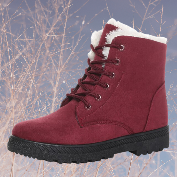 Warm Women's Fleece Lined Winter Boots