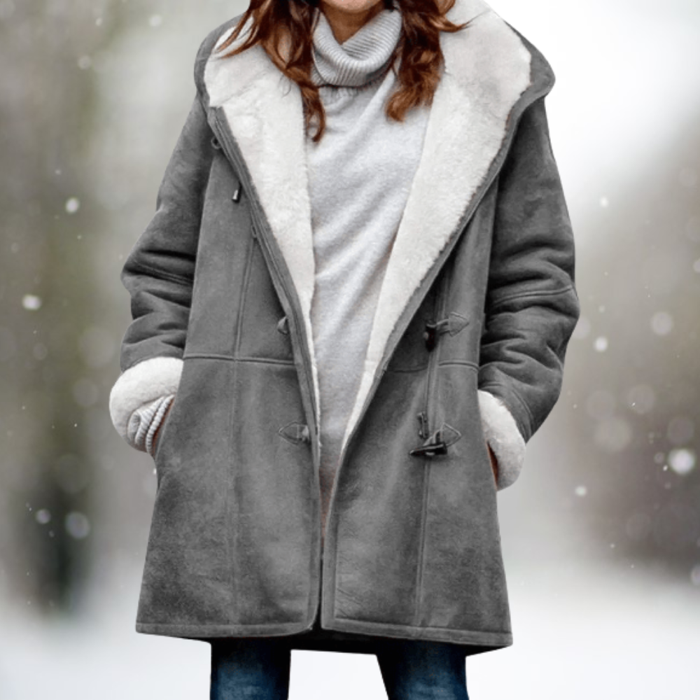 Cozy Faux Suede Winter Coat