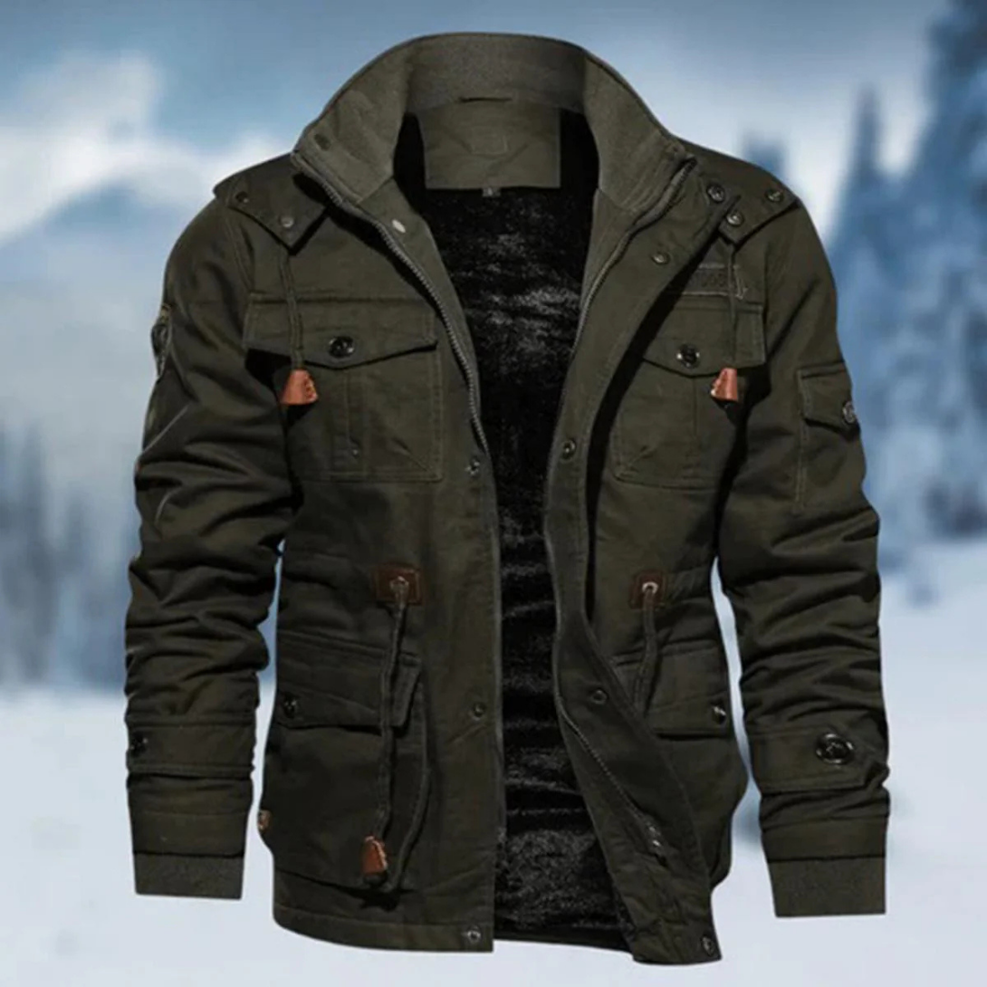 Warm Men's Insulated Coat