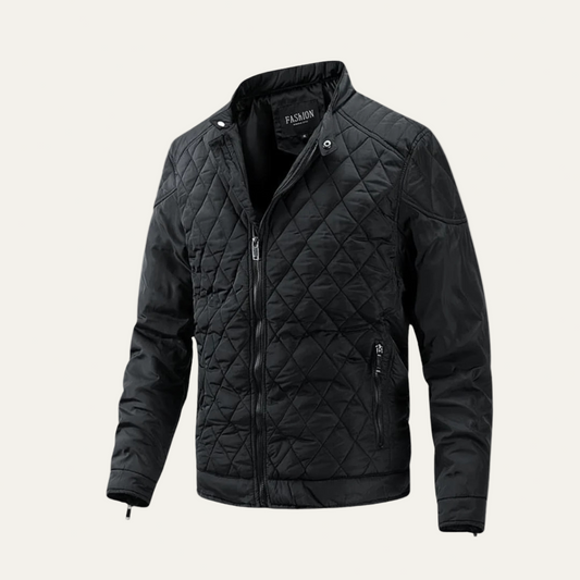 Men's Warm Padded Quilted Parka Jacket - OutfitLondon
