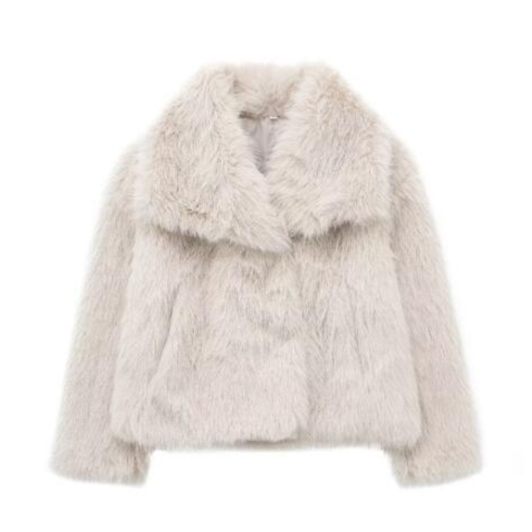 Luxurious Faux Fur Winter Coat for Women - OutfitLondon