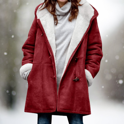 Cozy Faux Suede Winter Coat