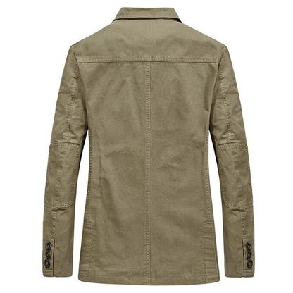 Classic Fit Three Button Blazer Jacket