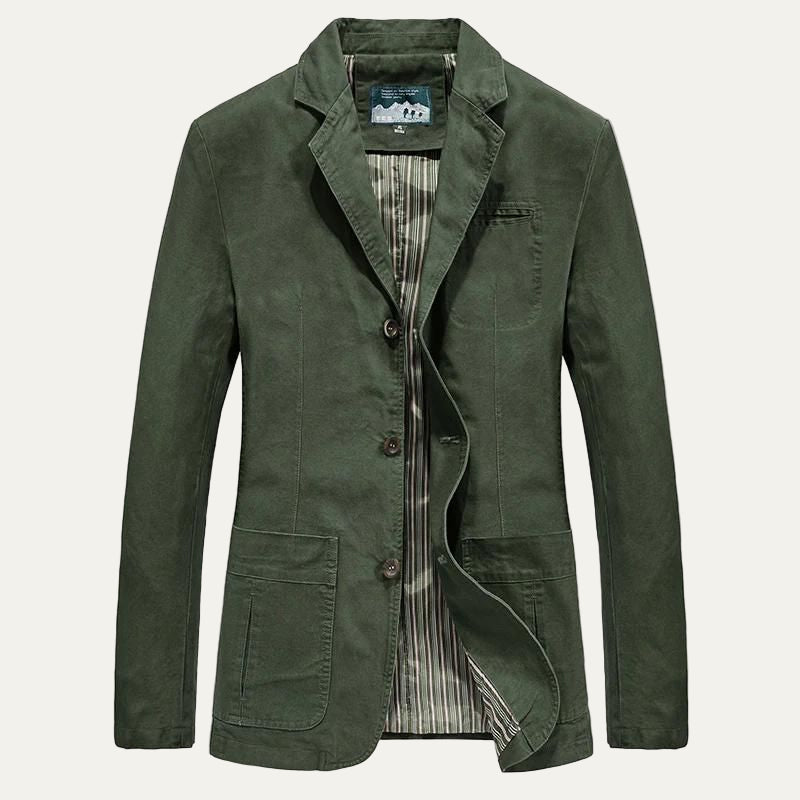 Classic Fit Three Button Trench Coat