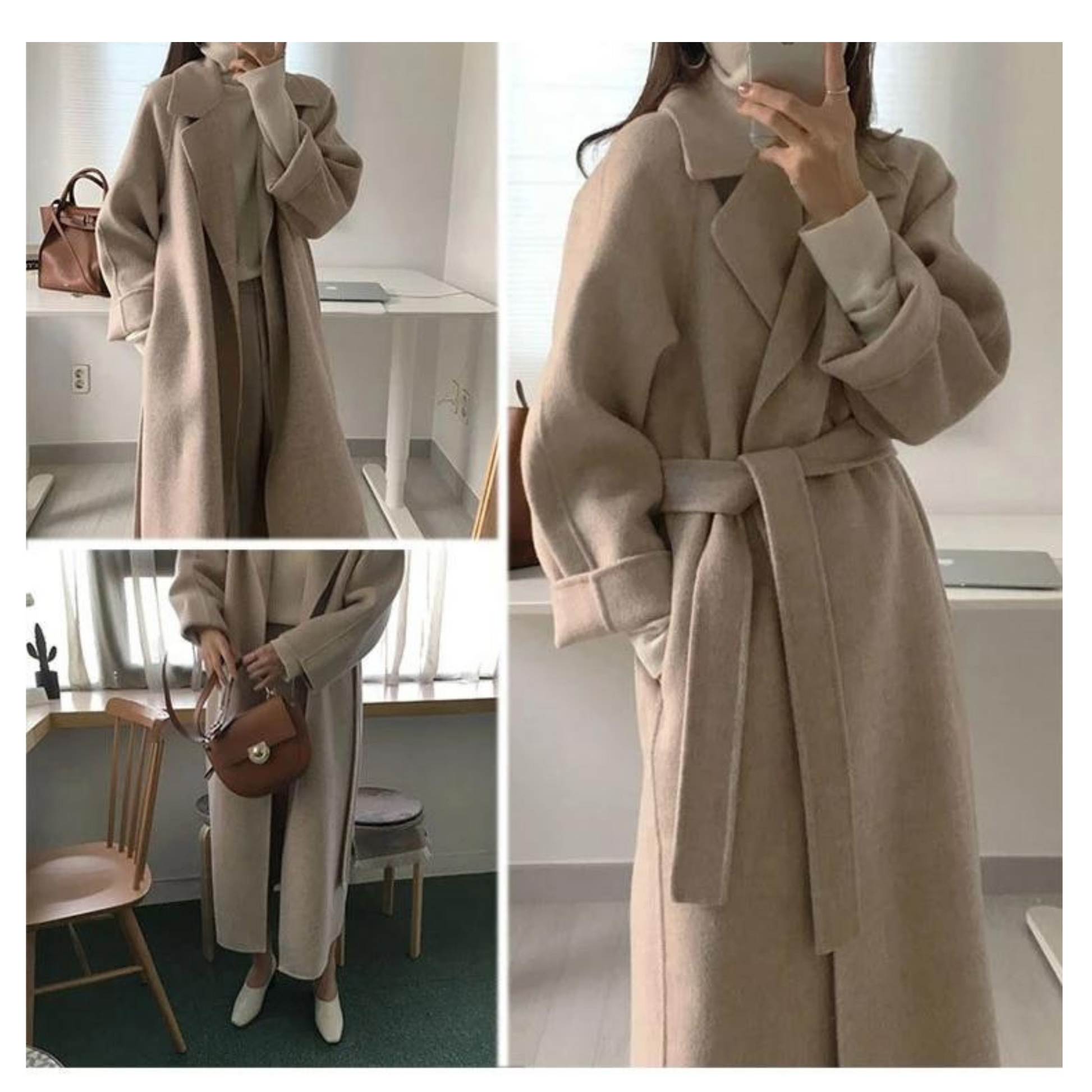 Cozy Long Down Women's Winter Coat - OutfitLondon