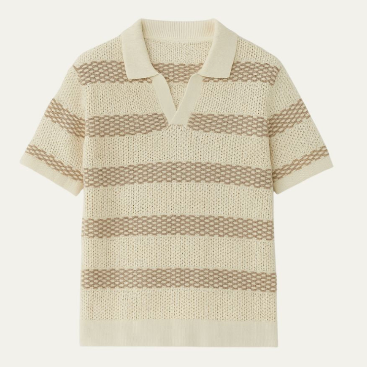 Classic Relaxed Fit Linen Polo Shirt - OutfitLondon