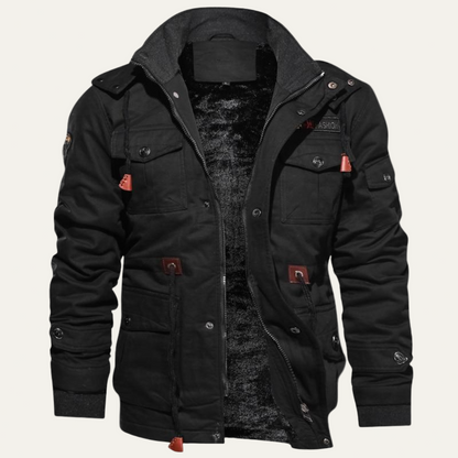Warm Water Resistant Tactical Cargo Jacket - OutfitLondon