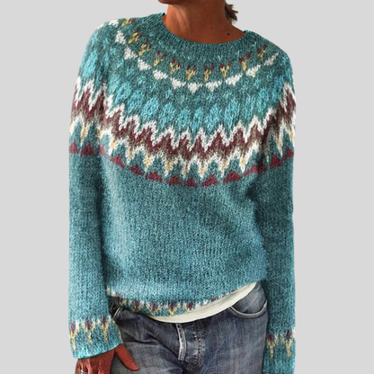 Cozy Chic Knitted Pullover Sweater - OutfitLondon