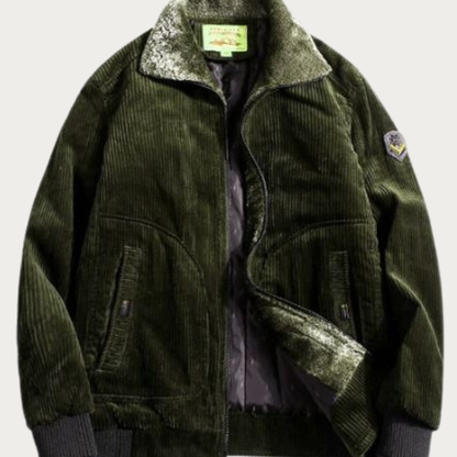 Men's Insulated Corduroy Zip Jacket