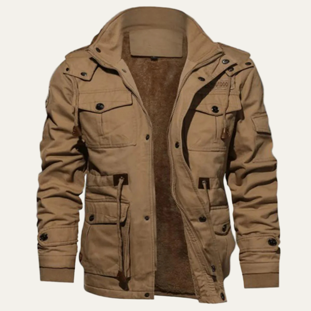 Men's Warm Waterproof Outdoor Coat - OutfitLondon