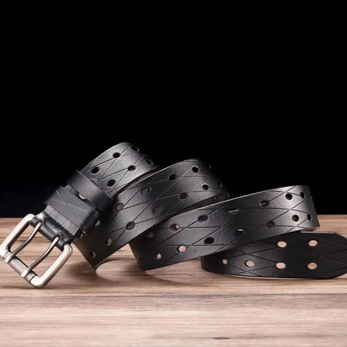 Durable Brown Leather Belt - Strong and Classic Style