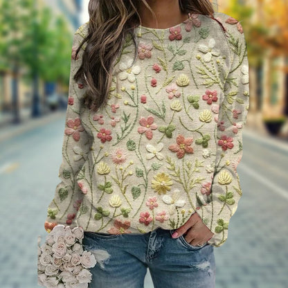 Comfortable Women's Fall Sweater Loose Fit - OutfitLondon