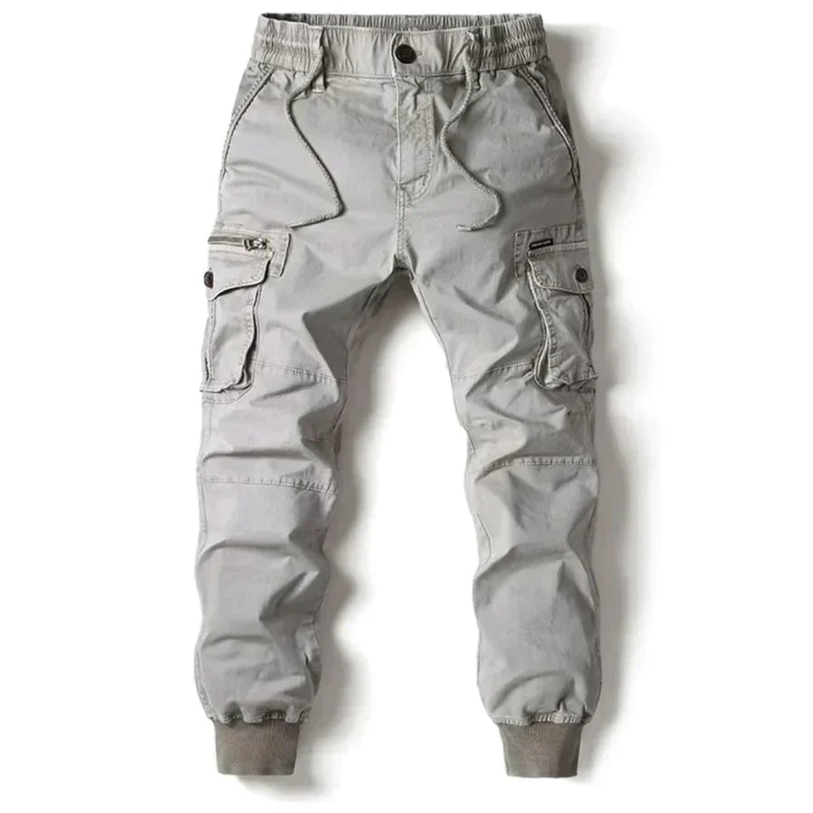 Flexible Combat Pants with Stretch Waistband