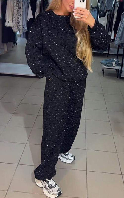 Glitter Knit Sweater Set