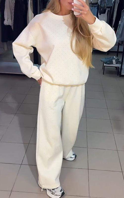 Glitter Knit Sweater Set