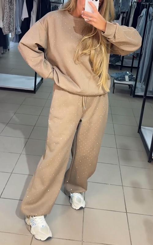 Glitter Knit Sweater Set