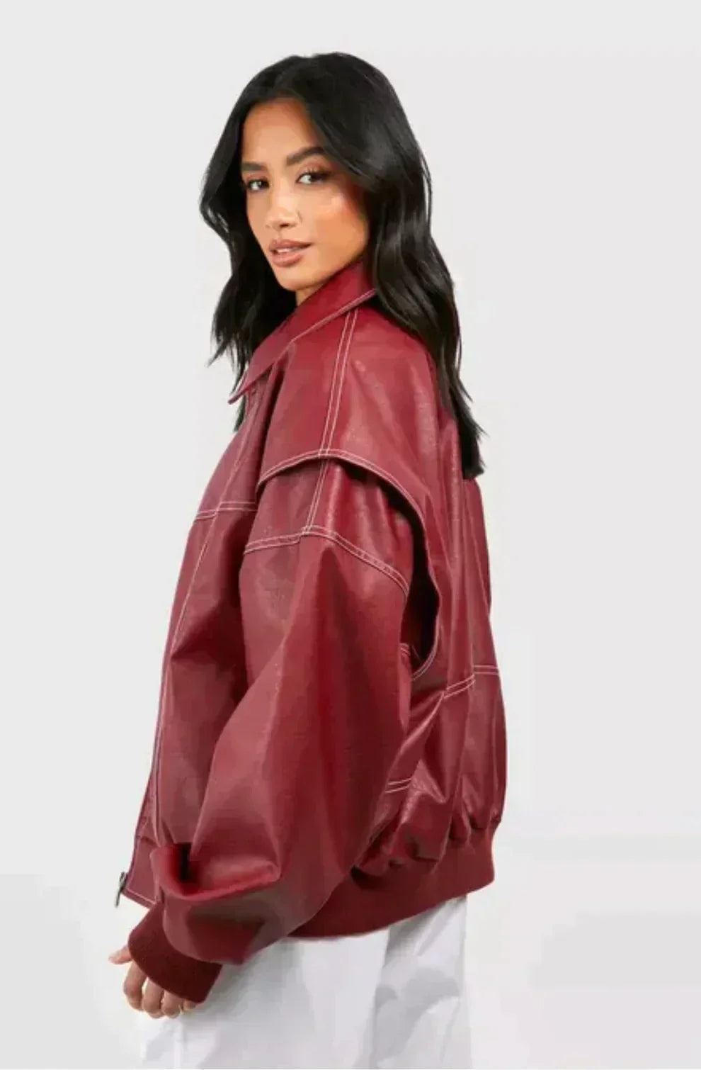 Large Red Coat for Ladies