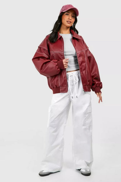 Large Red Coat for Ladies