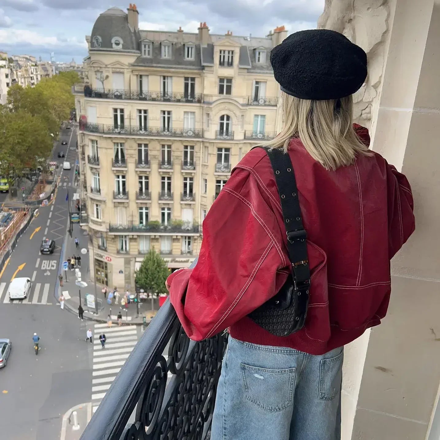 Large Red Coat for Ladies