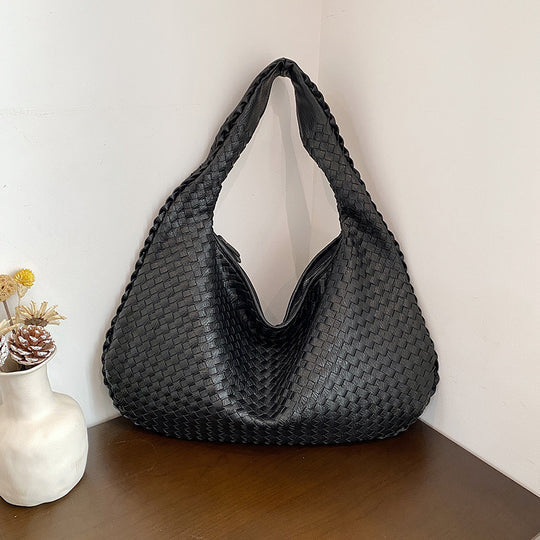 Stylish Women's Woven Tote Bag - OutfitLondon