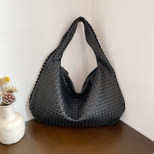 Stylish Women's Woven Tote Bag - OutfitLondon