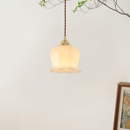 Classic Glass Drop Pendant Light Fixture