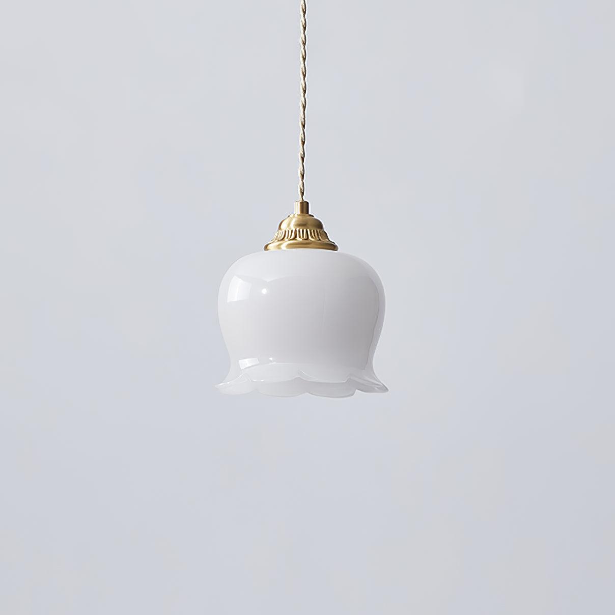 Classic Glass Drop Pendant Light Fixture