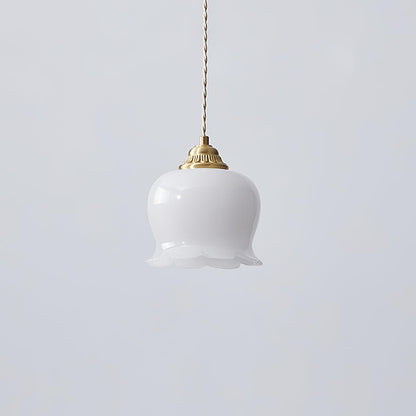 Classic Glass Drop Pendant Light Fixture