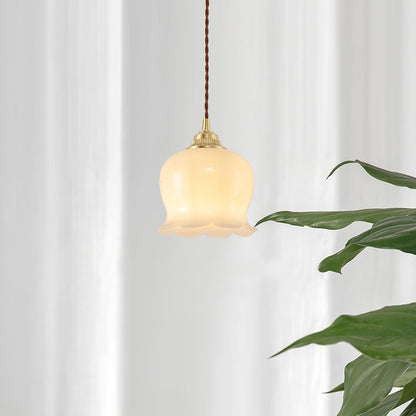 Classic Glass Drop Pendant Light Fixture