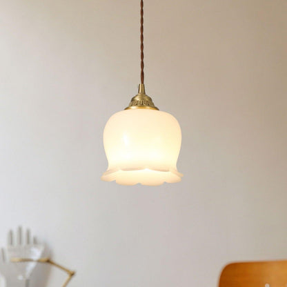 Classic Glass Drop Pendant Light Fixture