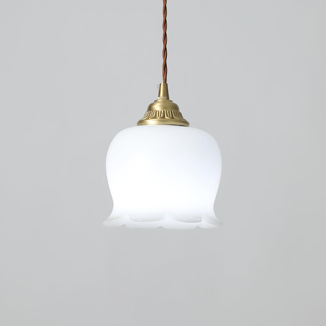 Classic Glass Drop Pendant Light Fixture