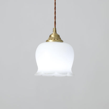 Classic Glass Drop Pendant Light Fixture