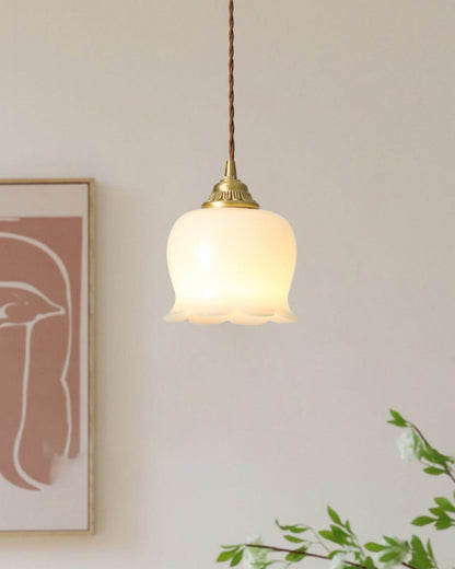 Classic Glass Drop Pendant Light Fixture