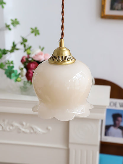 Classic Glass Drop Pendant Light Fixture