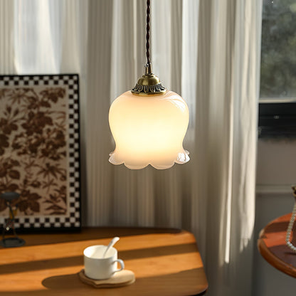 Classic Glass Drop Pendant Light Fixture