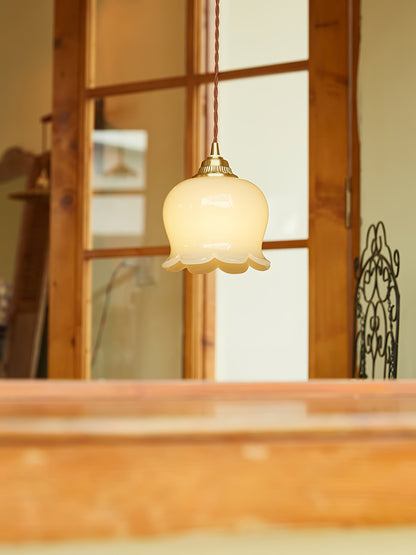 Classic Glass Drop Pendant Light Fixture