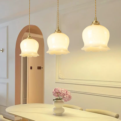 Classic Glass Drop Pendant Light Fixture