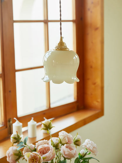 Classic Glass Drop Pendant Light Fixture