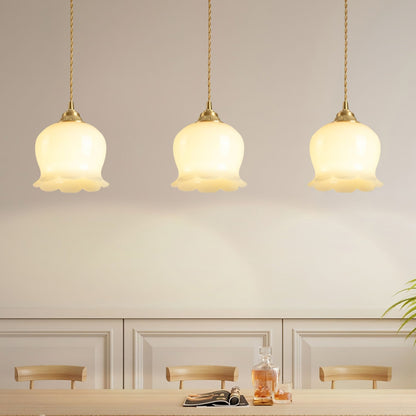 Classic Glass Drop Pendant Light Fixture