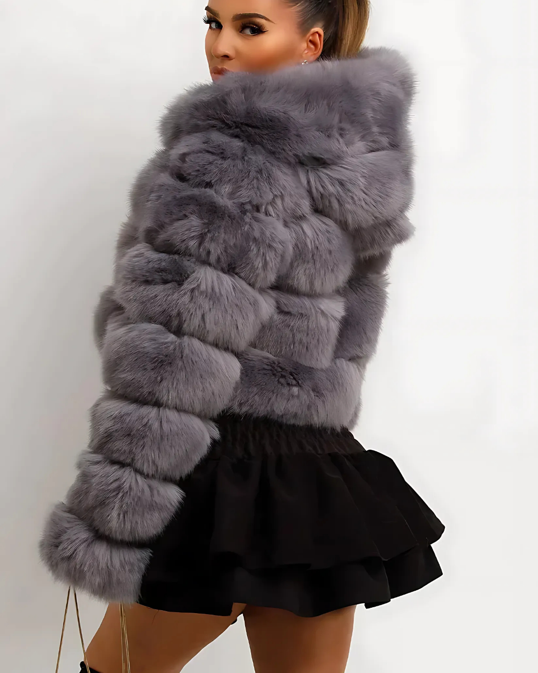Warm Women's Short Parka Jacket