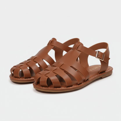 Comfortable Closed Toe Strap Sandals