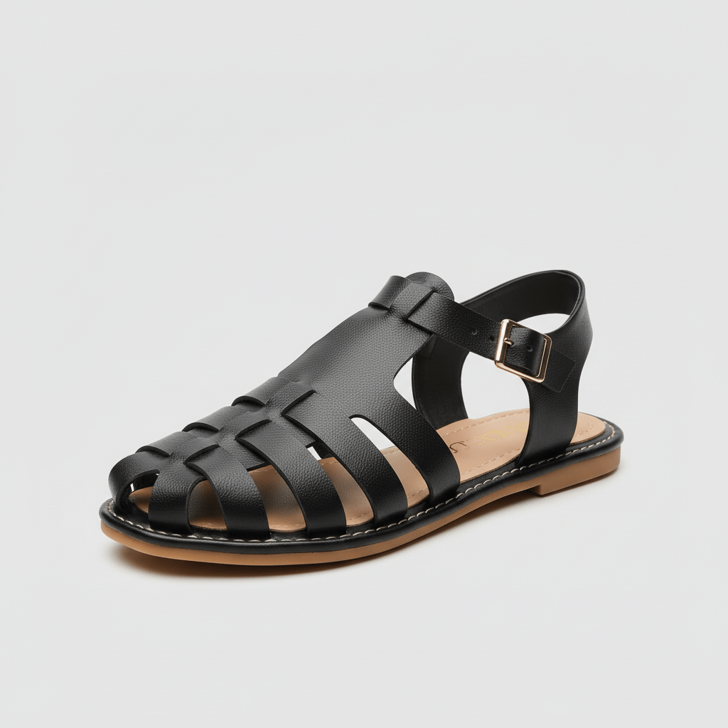 Comfortable Closed Toe Strap Sandals