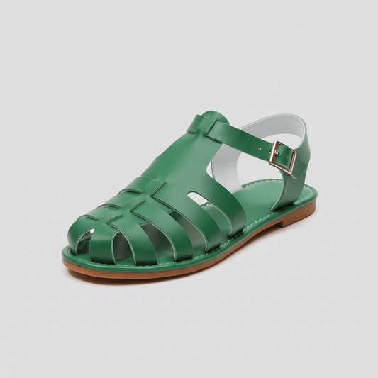 Comfortable Closed Toe Strap Sandals - OutfitLondon