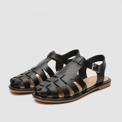 Comfortable Closed Toe Strap Sandals