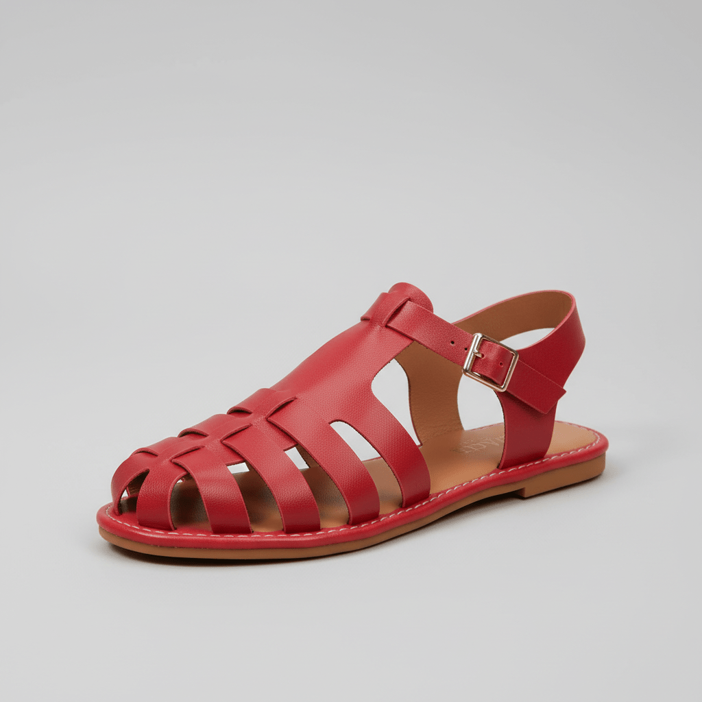 Comfortable Closed Toe Strap Sandals