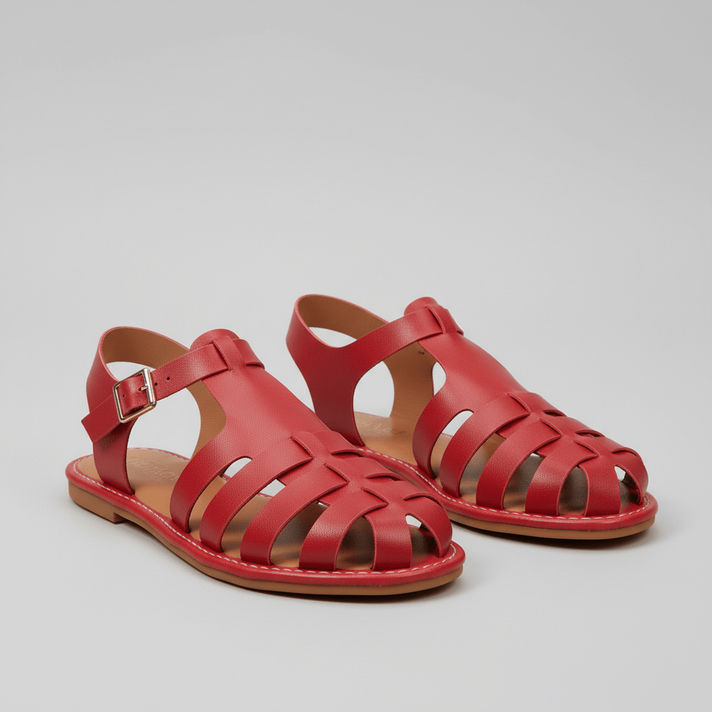 Comfortable Closed Toe Strap Sandals